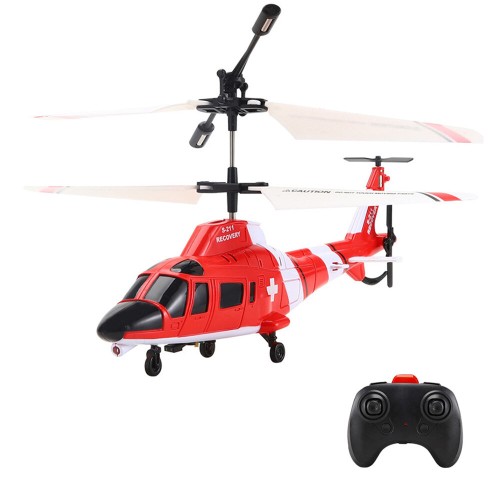 S211 2.4G 3.5CH Dolphin Alloy Remote Control Helicopter USB Charging RC Airplane Toy