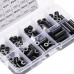 100pcs M3 Nylon Round ABS Metric Spacer Insulation Plastic Standoff Not Threaded for Screw Assortment Kit Set