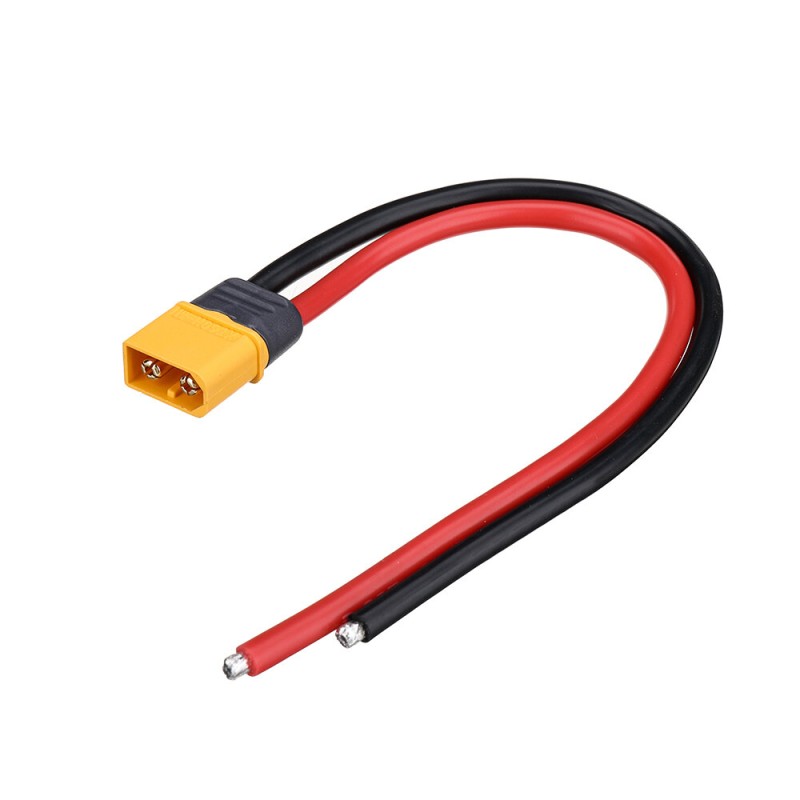 10/20/30cm XT60 Male Female Plug Connector 12AWG Power Silicone Cable