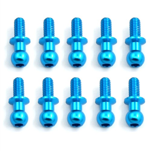 10PCS Metal Pull Rods Shocks Ball Head M3 for TAMIYA TT01 TT02 D5 1/10 RC Car On-Road Vehicles Models Toys Spare Parts 53640