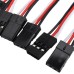 10Pcs 100/150/200/300/500mm Line Servo Y Extension Wire Cable Cord For Futaba JR Receiver RC Cars Boat RTF Helicopters