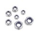 10Pcs M2 M2.5 M3 M4 M5 304 Stainless Steel Black Hex Nylon Insert Lock Nut Self-locking Nylock Nut Locknut