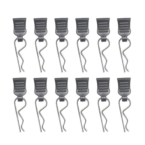 12PCS/20PCS/30PCS RC Car Parts Body Shell Clips Buckle for 1/20 1/24 Vehicles Models Spare Universal Accessories