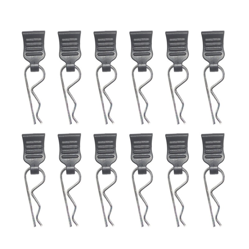 12PCS/20PCS/30PCS RC Car Parts Body Shell Clips Buckle for 1/20 1/24 Vehicles Models Spare Universal Accessories