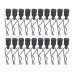 12PCS/20PCS/30PCS RC Car Parts Body Shell Clips Buckle for 1/20 1/24 Vehicles Models Spare Universal Accessories