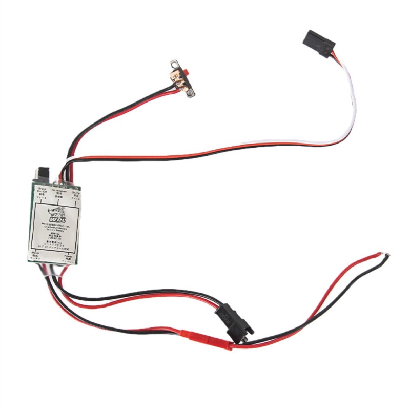 15A Brushed ESC Speed Controller for WPL C14 C24 B24 B36 1/16 RC Cars Vehicles Models Upgraded Spare Parts