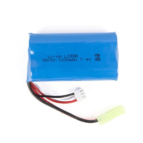 18650 7.4V 1200mAh 2S 10C Li-ion Battery for SG 1203 1/12 Drift RC Tank Car Vehicle Models Parts
