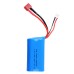 18650 7.4V 3000MAH 20C LiPo Battery T Plug for WLtoys 144001 RC Car