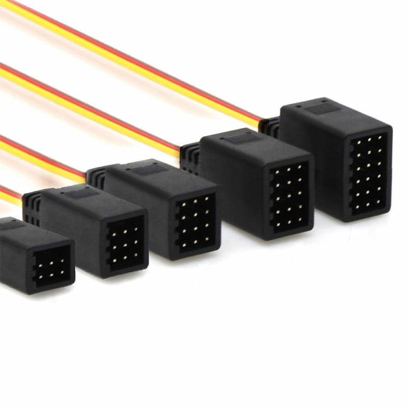 1PCS 1to 2 /1 to 3 /1 to 4/1 to 5/1 to 6 RC Servo Extension Wire Cable for RC Model Car Model Ship Model Aircraft Model Use
