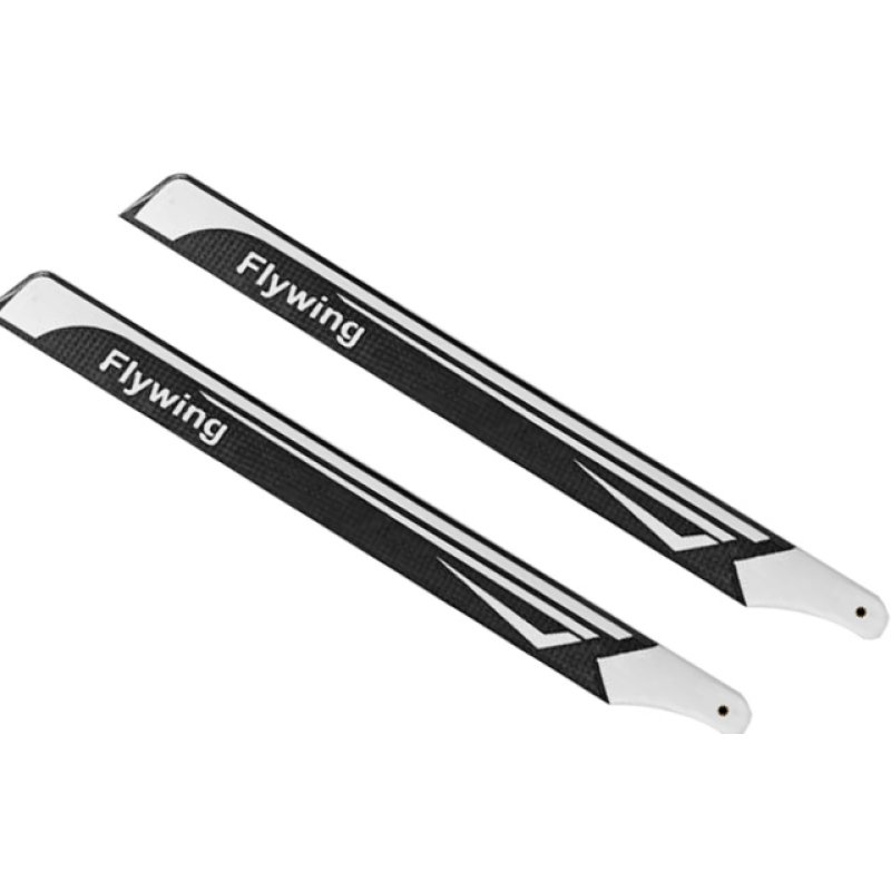 1 Pair FLY WING FW450 370mm Carbon Fiber Main Blades for FW450/X3/X360 Tarot 450L RC Helicopter