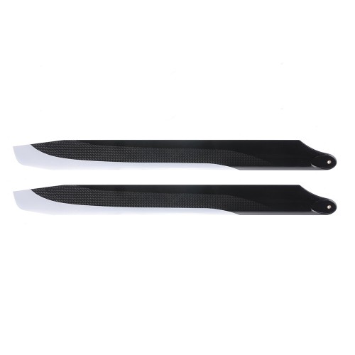 1pair PUDU 350mm Carbon Fiber Main Rotor Blade Propeller For RC Helicopter