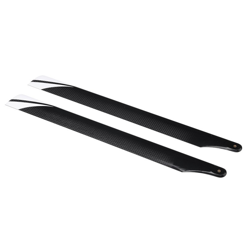 1pair PUDU 360mm Carbon Fiber Main Rotor Blade Propeller For RC Helicopter