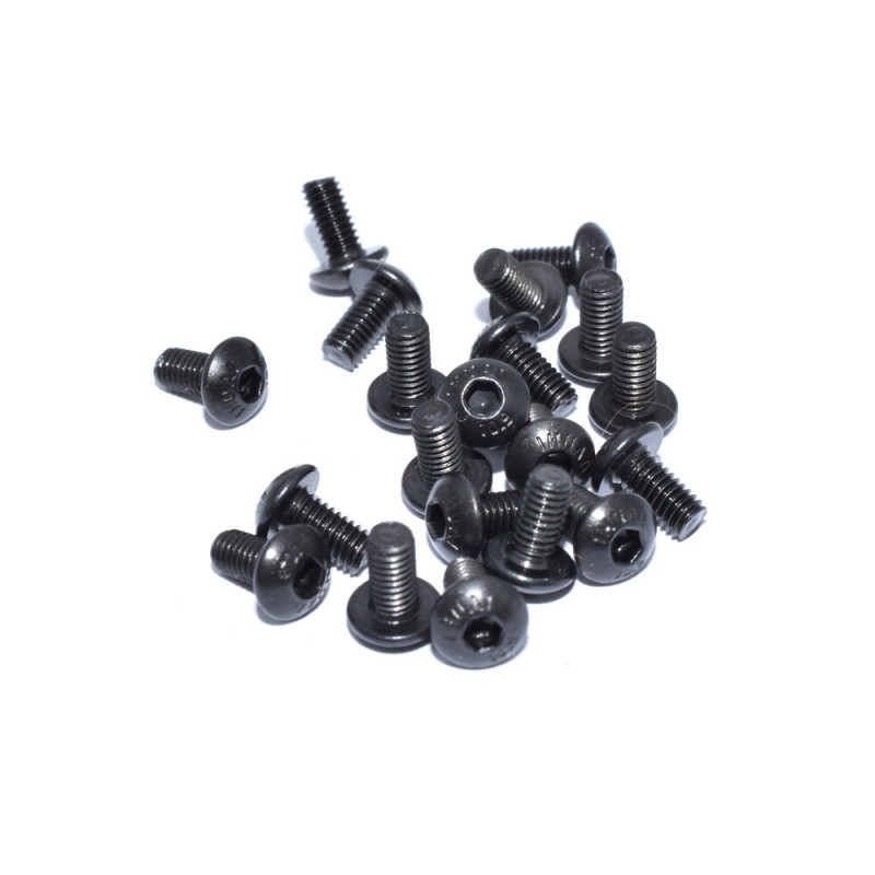 20 PCS AuroraRC M3 Half-round Head Screw M3*6 M3*8 M3*12 For RC Drone FPV Racing Multi Rotor