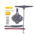 25.5*25.5mm DarwinFPV ELRS AIO 1-3S Flight Controller for TinyAPE/ TinyAPE Plus Betaﬂight OSD 15A ESC