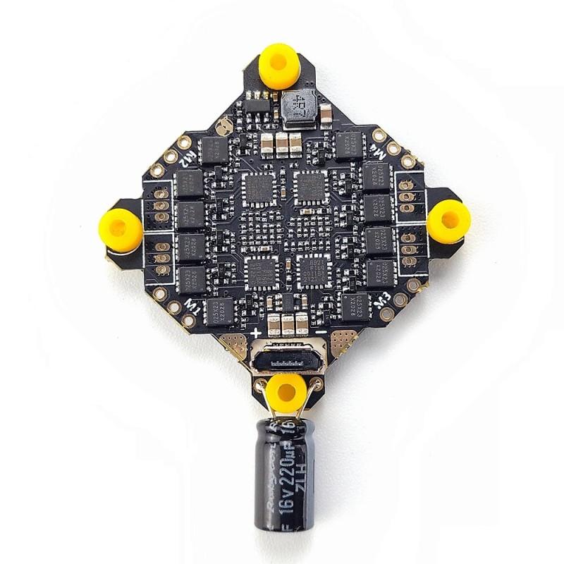 25.5*25.5mm DarwinFPV ELRS AIO 1-3S Flight Controller for TinyAPE/ TinyAPE Plus Betaﬂight OSD 15A ESC