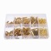 280Pcs M2.5 Hex Nut Assortment Kit Head Brass Spacing Double-pass Screw Threaded Pillar PCB Computer Motherboard StandOff Spacer