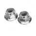 2PCS HBX 2996A 2996 FC610 1/10 RC Car Parts Metal Rear Wheel Cup T2113 Vehicles Models Accessories