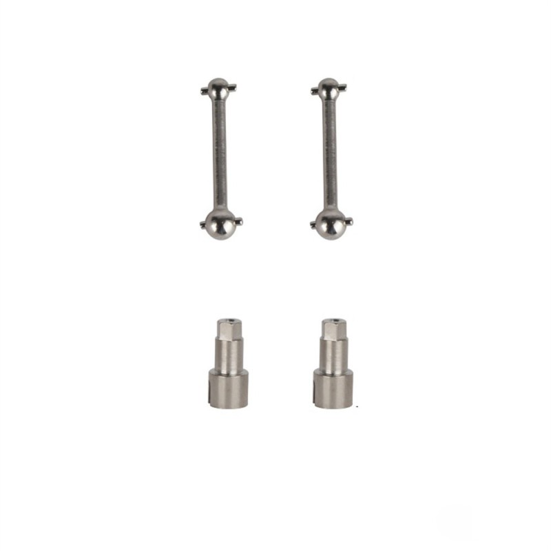 2PCS LDRC 1802 1803 A01 A02 1/18 RC Car Upgraded Parts Metal Drive Shaft Vehicles Models Spare Accessories LA0049