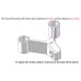 2 Pcs 3D Printing T-Antenna Mount Base for 2.4GHz ExpressLRS ELRS Receiver