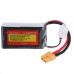 2Pcs ZOP Power 7.4V 1500mAh 40C 2S Lipo Battery XT60 Plug