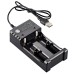 2 Slot 18650 Battery Charger CH2 USB DC 5V 1-2A Input DC 4.2V 1000mA Output for 3.7V Li-ion Battery 10440 14500 16340 16650 18350 18500 26650