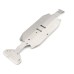 304 Stainless Steel Chassis Front And Rear Guards Scratch-Resistant And Anti-Scratch Plates for TAMIYA XV-02 RC Car Parts