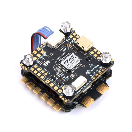 30.5X30.5mm Skystars F7 HD Pro4 MPU600 Flight Controller with 5V 10V BEC KM65 65A BL_32 128K F4 4in1 ESC Stack for RC FPV Racing Drone