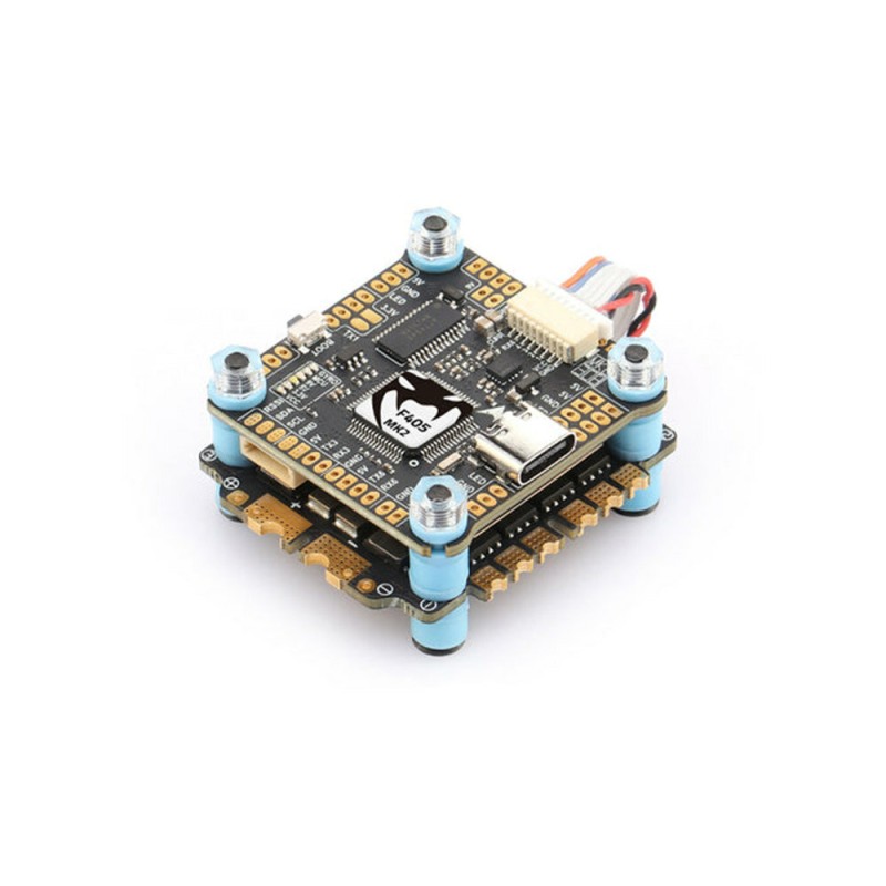 30.5mmx30.5mm MAMBA F405MK2 V2 F4 Flight Controller MPU6000 & F40MK2 40A / F50 50A BL_S 4In1 ESC 50 Stack Support DJI O3 Air Unit for RC Drone FPV Racing