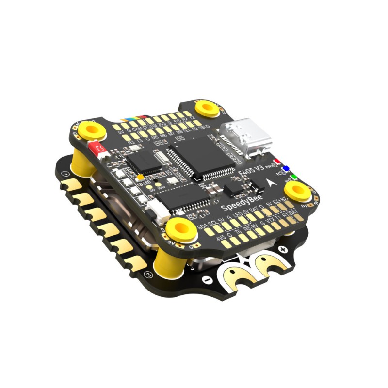 30.5x30.5mm SpeedyBee F405 V3 BLS 60A 4In1 ESC F4 OSD Flight Controller 3-6S with 9V 5V 3.3V BEC Output Stack for RC Drone FPV Racing