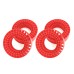 4PCS 1/10 Simulation Crawler Wheel Tire Lining for SCX10 TRX4 RC Cars Vehicles Models Spare Parts Accessories