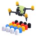 4 PCS DJI FPV Combo Spare Part Motor Silicone Protective Dust-proof Cover Cap Black / Red / White / Blue / Orange