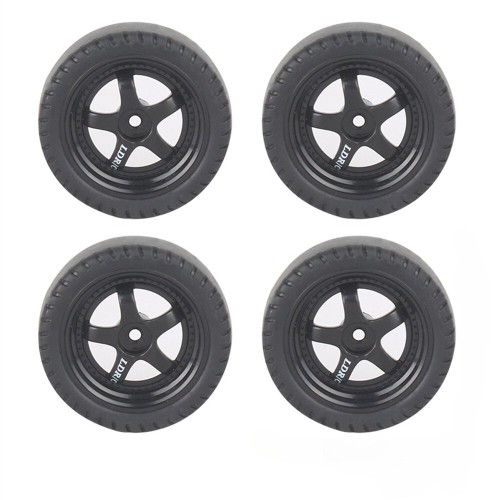 4PCS LDRC 1801 1802 1803 A86 A86P 1/18 RC Car Drift Tires Wheels Rims Vehicles Models Spare Parts LA0034 LA0046
