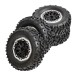 4PCS LDRC RC Car Upgraded Parts Soft Tires Wheels Rims for 1297 1299 WPL B14 B24 C14 C24 C34 C44 MN D90 91 96 99 99S RC Cars Vehicles Models Accessories L0001-6