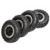 4PCS LDRC RC Car Upgraded Parts Soft Tires Wheels Rims for 1297 1299 WPL B14 B24 C14 C24 C34 C44 MN D90 91 96 99 99S RC Cars Vehicles Models Accessories L0001-6