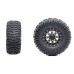 4PCS Tires Metal Rims Wheel 2.2inch 12mm Hex Crawler SCX10 TRX4 TRX6 YIKONG YK4082 4012 RGT 1/10 RC Car Vehicles Model Parts