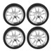 4PCS Upgraded LDRC 1801 1802 1803 1899 A01 A02 A86 A99 1/18 Drift RC Car Parts Tires Wheels On-Road Vehicles Models Spare Accessories