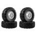 4PCS Upgraded Metal Rims Tires Wheels for TOYOTA Land Cruiser MN82 LC79 MN78 WPL D90 D91 D96 99S 1/12 RC Cars Vehicles Models Spare Parts