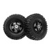 4PCS Upgraded Metal Rims Tires Wheels for TOYOTA Land Cruiser MN82 LC79 MN78 WPL D90 D91 D96 99S 1/12 RC Cars Vehicles Models Spare Parts