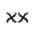 4Pairs Gemfan 1609 40mm 4-Blade PC Propeller 1mm/1.5mm for FPV Freestyle 1S Tinywhoop Drone