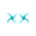 4Pairs Gemfan 1609 40mm 4-Blade PC Propeller 1mm/1.5mm for FPV Freestyle 1S Tinywhoop Drone