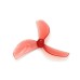 4 Pairs Gemfan 45mm 1.8 Inch 3-Blade Ducted Propeller 1mm / 1.5mm Shaft Hole for 80-85mm Indoor ThinyWhoop RC Drone FPV Racing