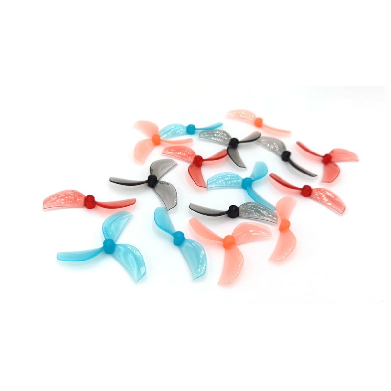 4 Pairs Gemfan 45mm 1.8 Inch 3-Blade Ducted Propeller 1mm / 1.5mm Shaft Hole for 80-85mm Indoor ThinyWhoop RC Drone FPV Racing