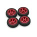 4Pcs 1/28 Metal Rally Tire for Wltoys 284131 K989 K979 RC Car Vehicle Models Parts