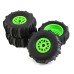 4Pcs 138mm 1/7/8 Desert Short Course Truck Sand Tire 17mm Wheel Hex for ARRMA Mojave UDR DF7 FS Off-road RC Car Parts