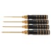 4Pcs 1.5/2.0/2.5/3.0mm Titanium Alloy Hex Screwdriver Tool Kit for RC FPV Drone