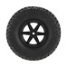 4Pcs AUSTAR AX-3020C 1.9 Inch 103mm RC Car Tires With Hub For 1/10 D90 SCX10 CC01 RC Car Crawler