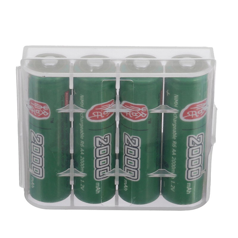 4Pcs Gens ACE 1.2V 2000mAh AA NIMH Rechargeable Battery for RC Car Boat Robot Drone Radio Remote Control Flysky i6 i6x DumboRC X6 X4 Taranis QX7 Transmitter 144001