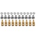 50Pcs 3.1mm Adjustable Pushrod Connectors Linkage Stoppers For RC Airplane