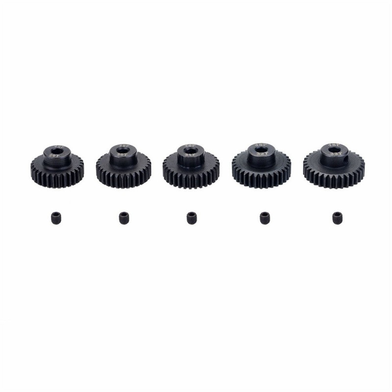 5PCS 48DP 29T 30T 31T 32T 33T Metal Pinion Motor Gear for 3.175mm Shaft 1/10 RC Car Engine