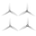6 Pairs HQProp 4X3X3V2 4030 4 Inch 3-Blade Propeller 5mm Hole Poly Carbonate for RC Drone FPV Racing